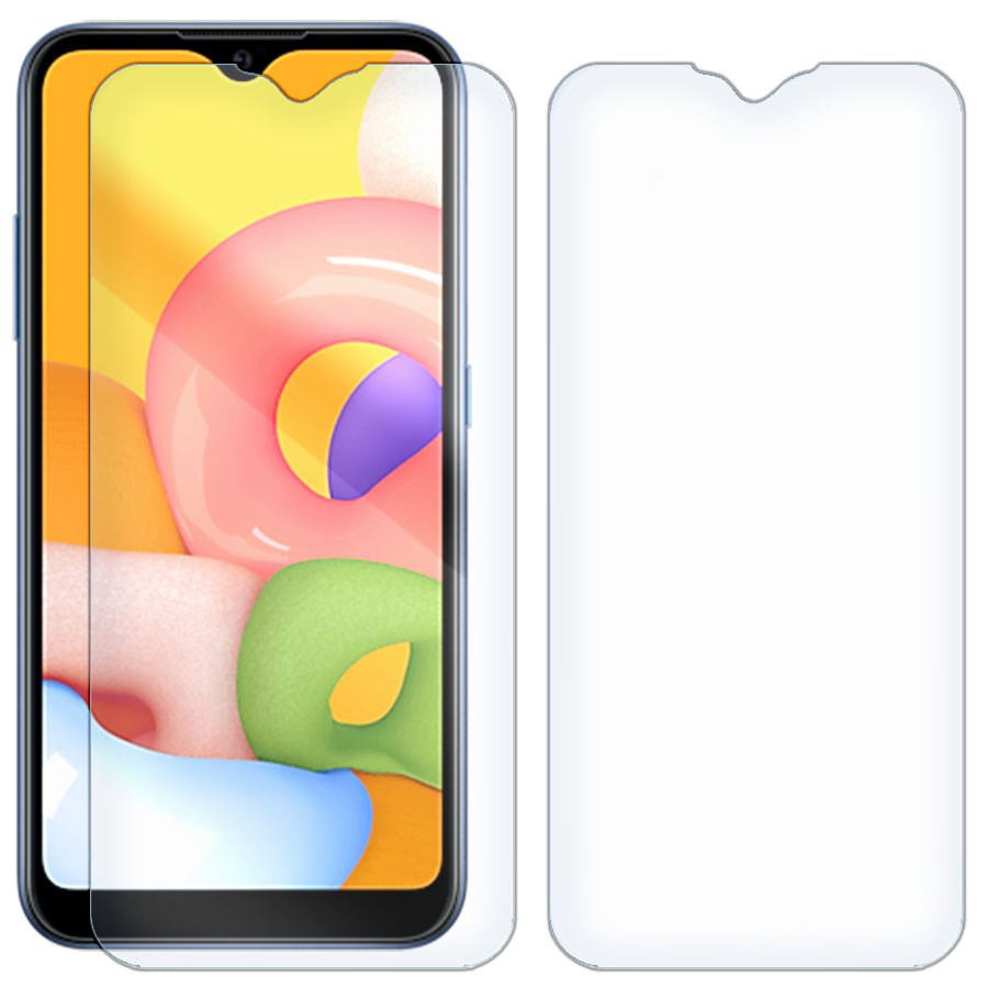 

Комплект из 2-x защитных гибридных стекол для Samsung Galaxy A01