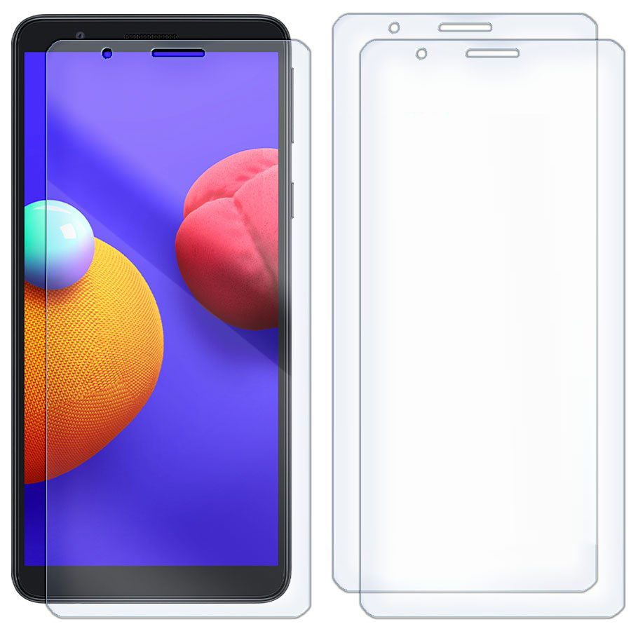 

Комплект из 3-x защитных гибридных стекол для Samsung Galaxy A01 Core