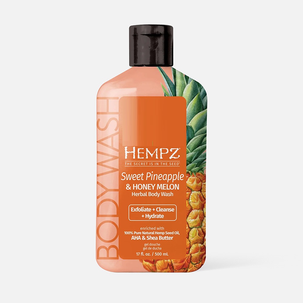 Гель для душа Hempz Sweet Pineapple & Honey Melon Herbal ананас и медовая дыня, 500 мл