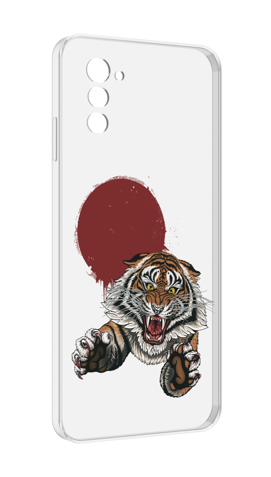 

Чехол MyPads Бросок тигра для UleFone Note 12 / Note 12P, Прозрачный, Tocco