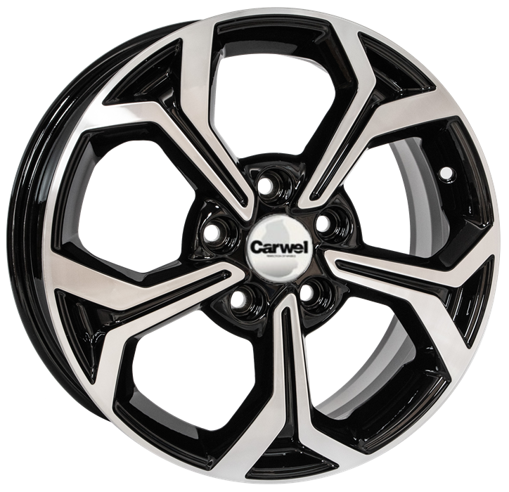 

Колесный диск Carwel Орель 190 (AB) 6.5xR16 ET50 5*114.3 D67.1, Черный;серебристый