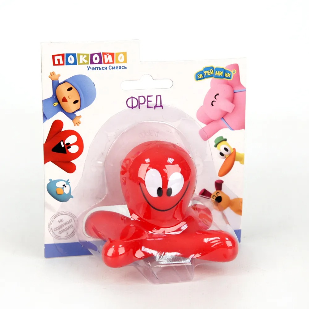 

Игрушка для ванной Pocoyo Осьминог Фред, Красный, 1169104_GT6564