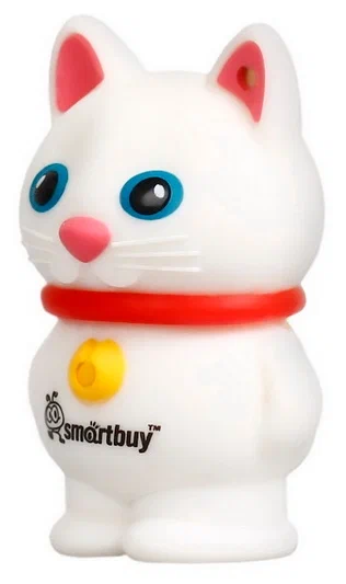 

Флешка SmartBuy Smartbuy Catty Котенок 8 ГБ белый (SB8GBCatW), Smartbuy Catty Котенок