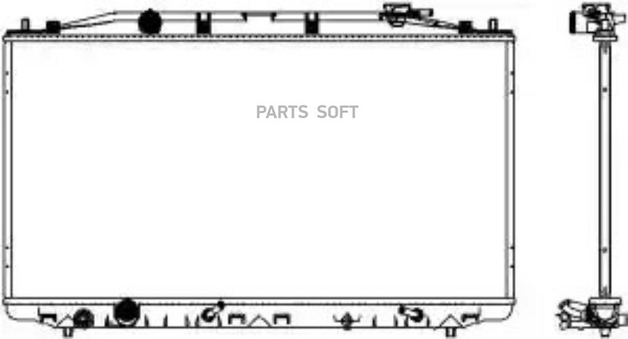 

Радиатор acura tsx 09-12, honda accord 08-12 30718504