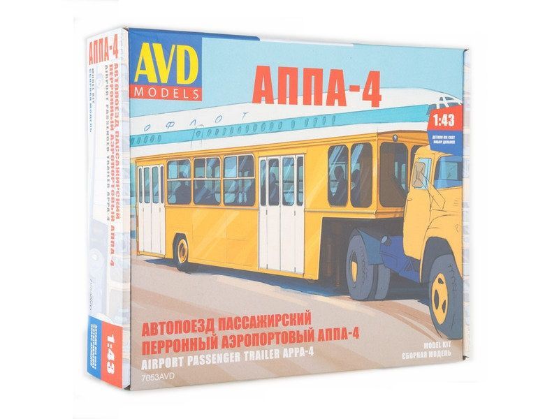 

Сборная модель AVD Полуприцеп АППА-4, 1/43 - 7053AVD