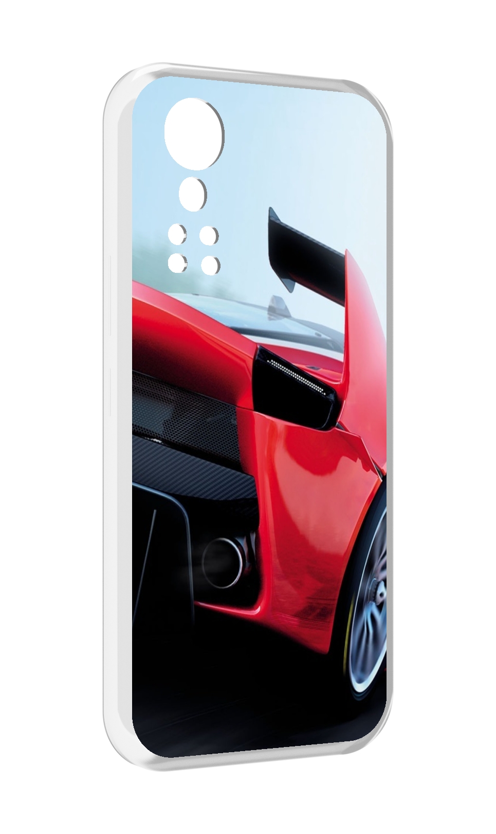 

Чехол MyPads Крыло-машины мужской для ZTE Axon 30 5G / Axon 30S, Прозрачный, Tocco