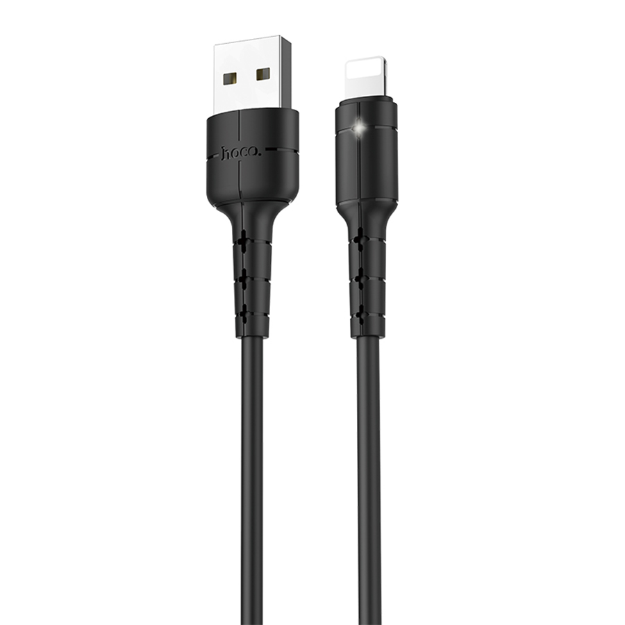 

Кабель Hoco X30 Star USB - Lightning, 2 А, 1.2 м, черный, X30 Star
