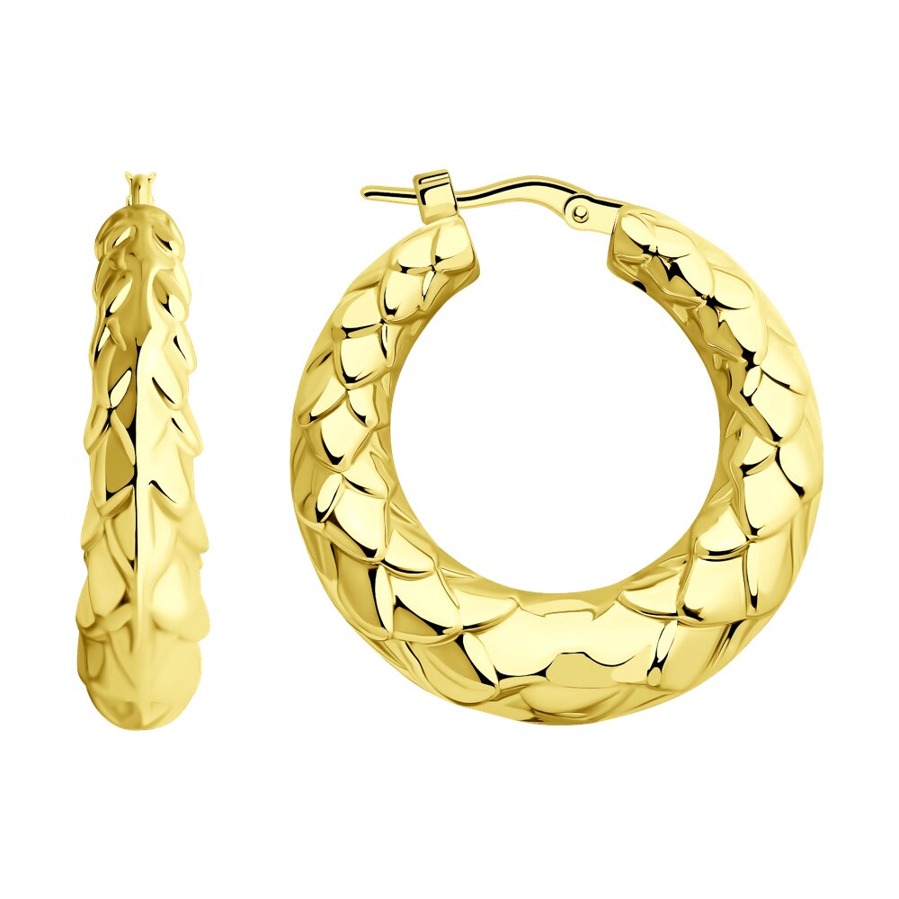 Серьги конго из серебра Diamant 93-120-01833-1 5095₽