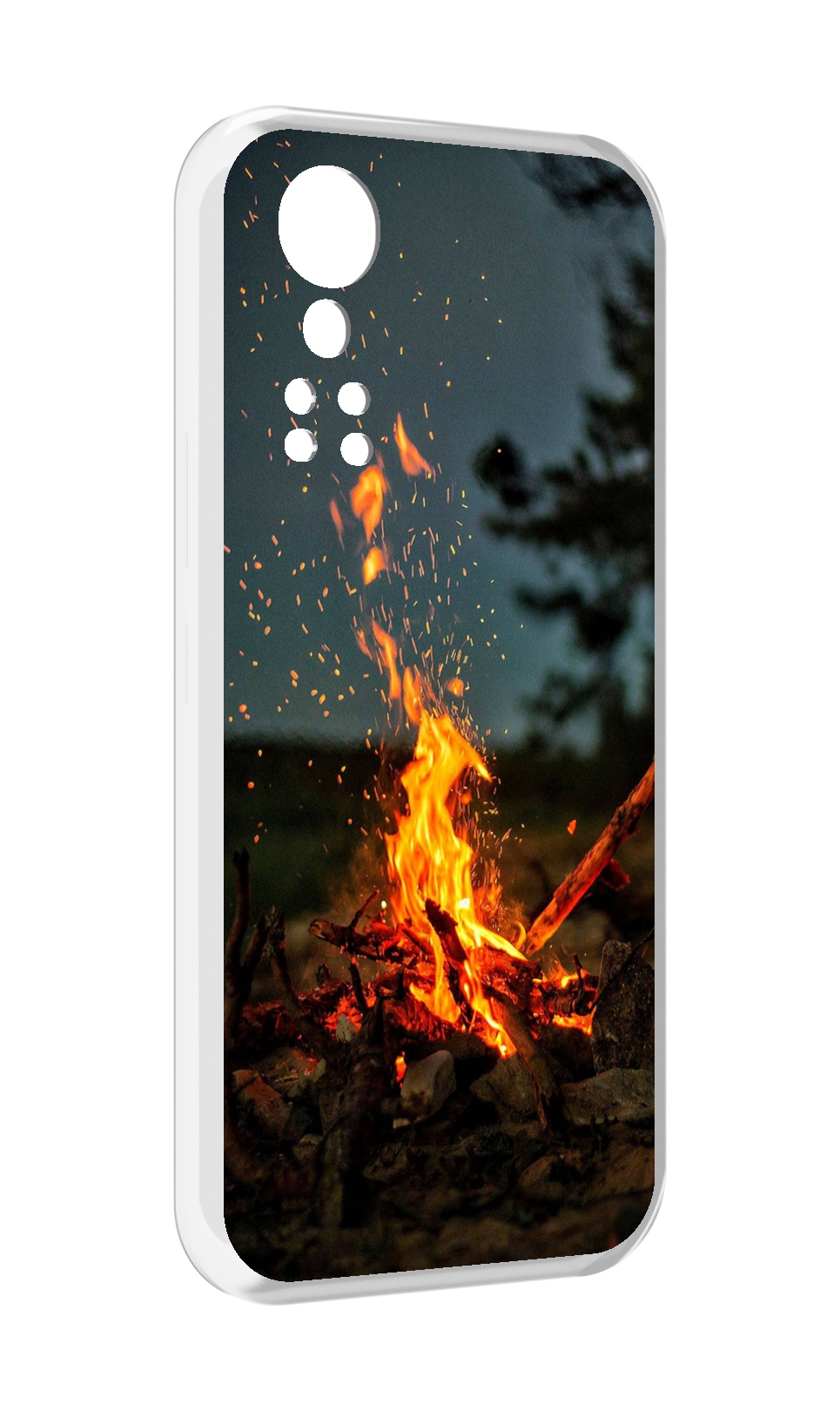 Чехол MyPads Костер-ночное-небо для ZTE Axon 30 5G / Axon 30S