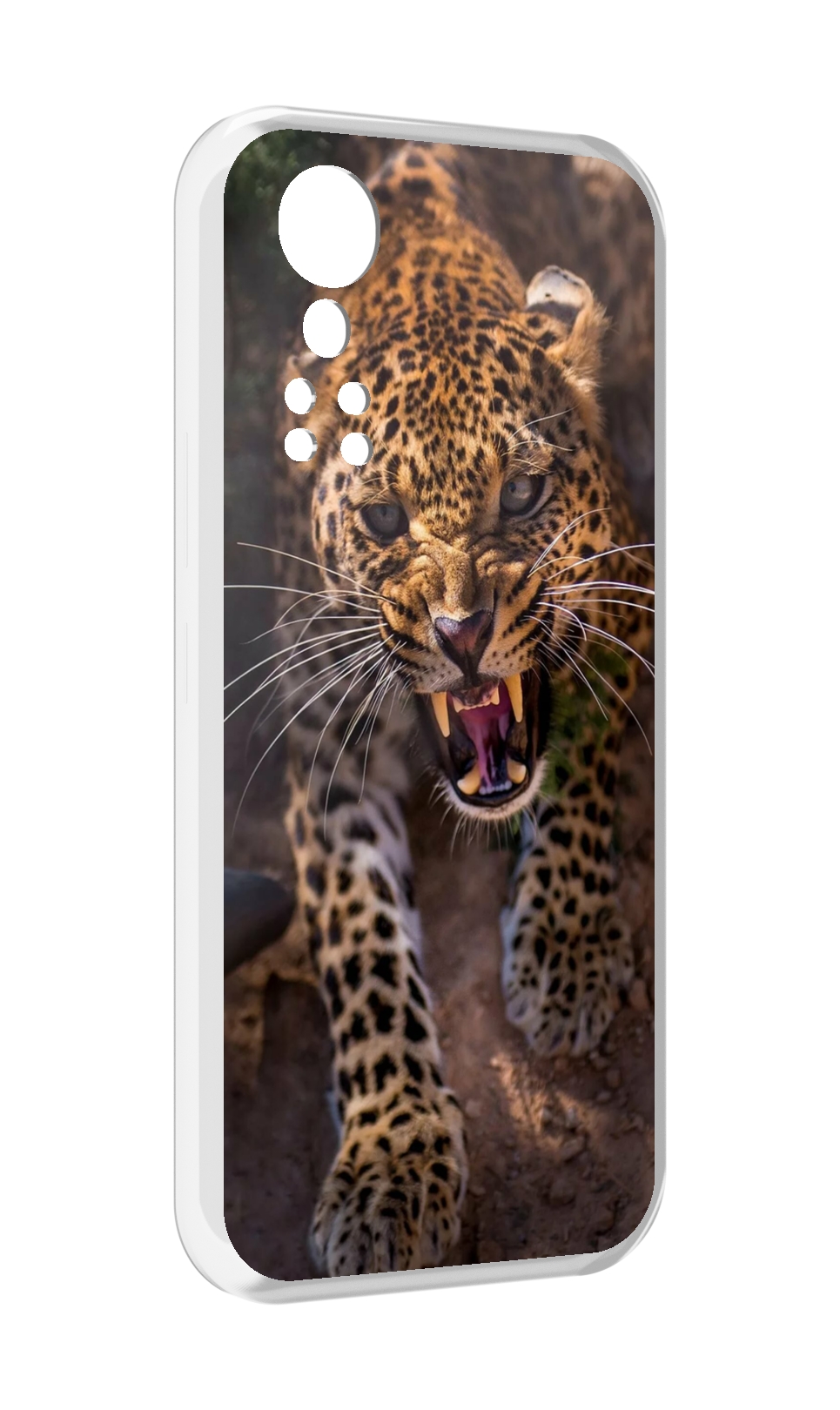 

Чехол MyPads Злой-гепард для ZTE Axon 30 5G / Axon 30S, Прозрачный, Tocco