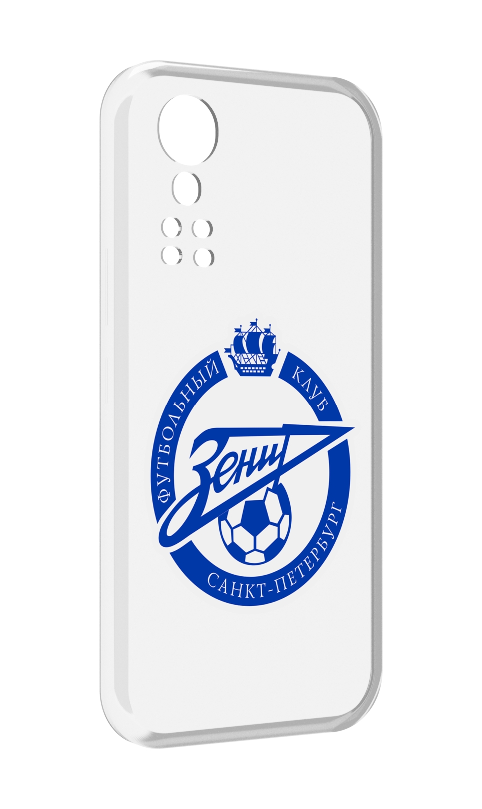 

Чехол MyPads Зенит-фк для ZTE Axon 30 5G / Axon 30S, Прозрачный, Tocco