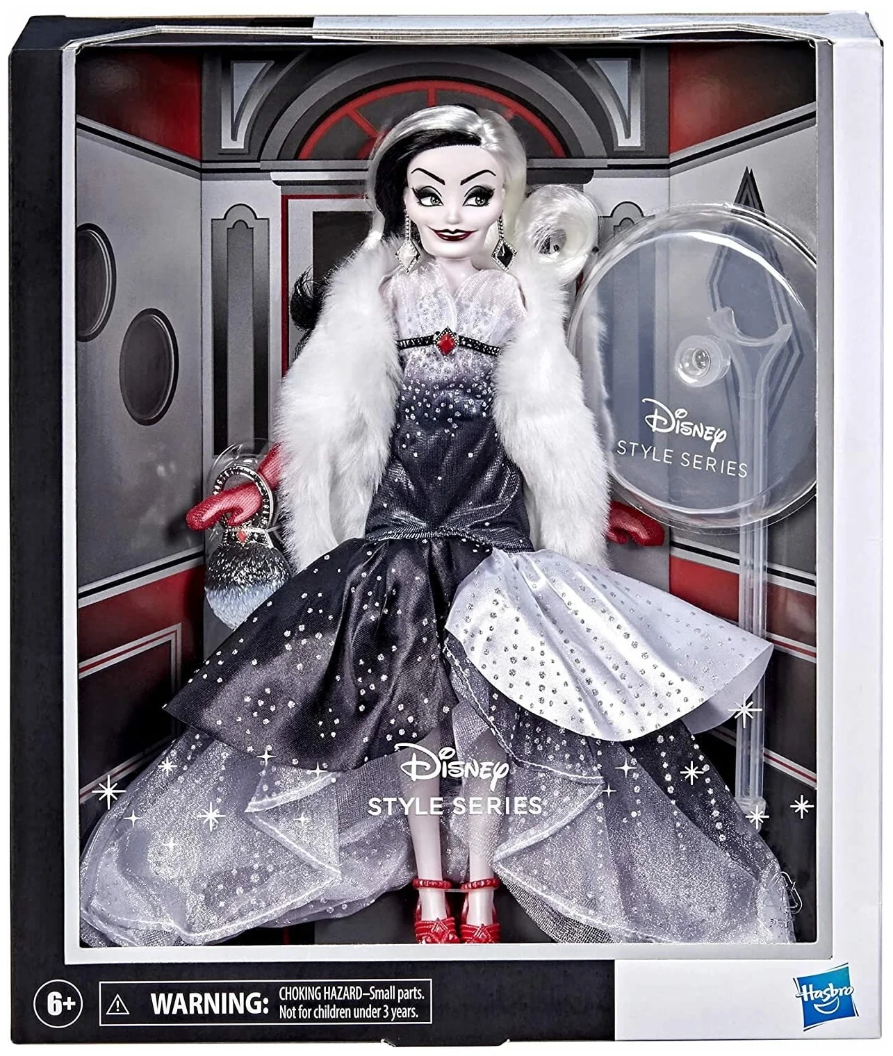 Коллекционная кукла Hasbro Disney Style Series Круэлла Де Виль F3263