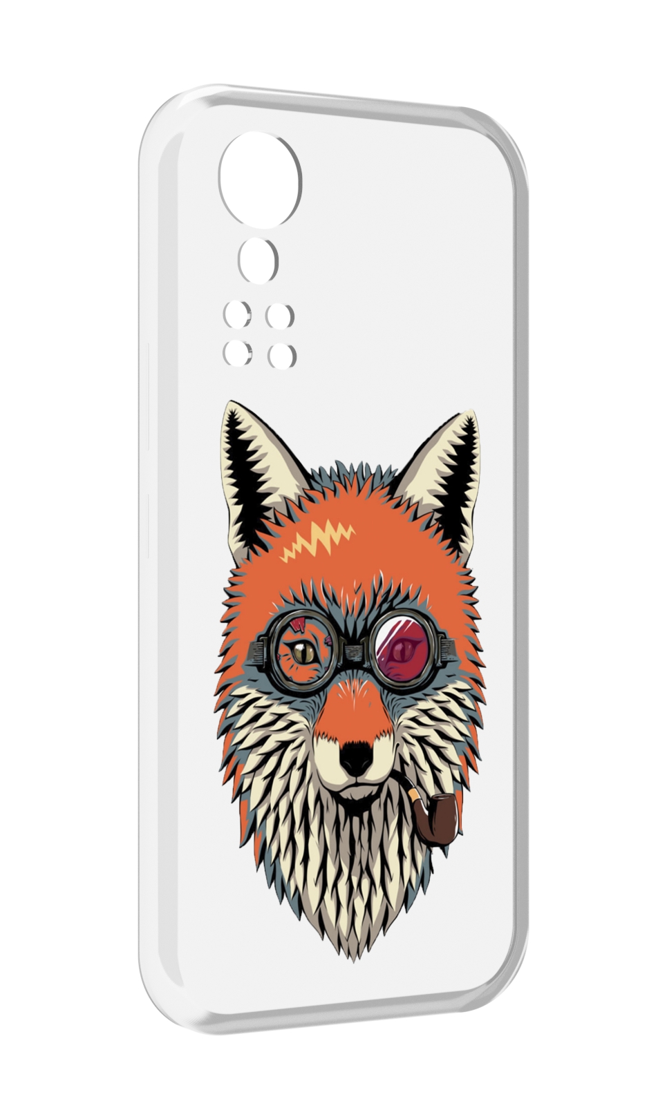 

Чехол MyPads Деловой лис для ZTE Axon 30 5G / Axon 30S, Прозрачный, Tocco