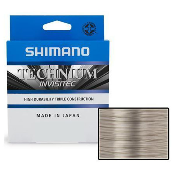 

Леска SHIMANO Technium Invisitec Grey 300m 0.185mm 3.3kg, Серый, Technium Invisitec