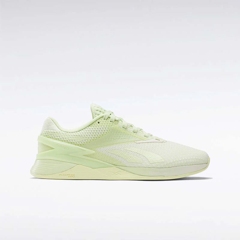 

Спортивные кроссовки женские Reebok Nano X3 зеленые 7 US, Зеленый, Nano X3