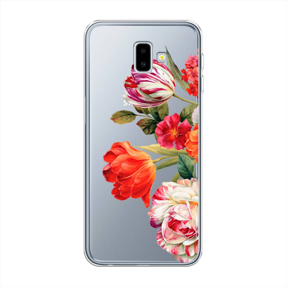 

Чехол Awog на Samsung Galaxy J6 + "Весенний букет", Разноцветный, 26950-8