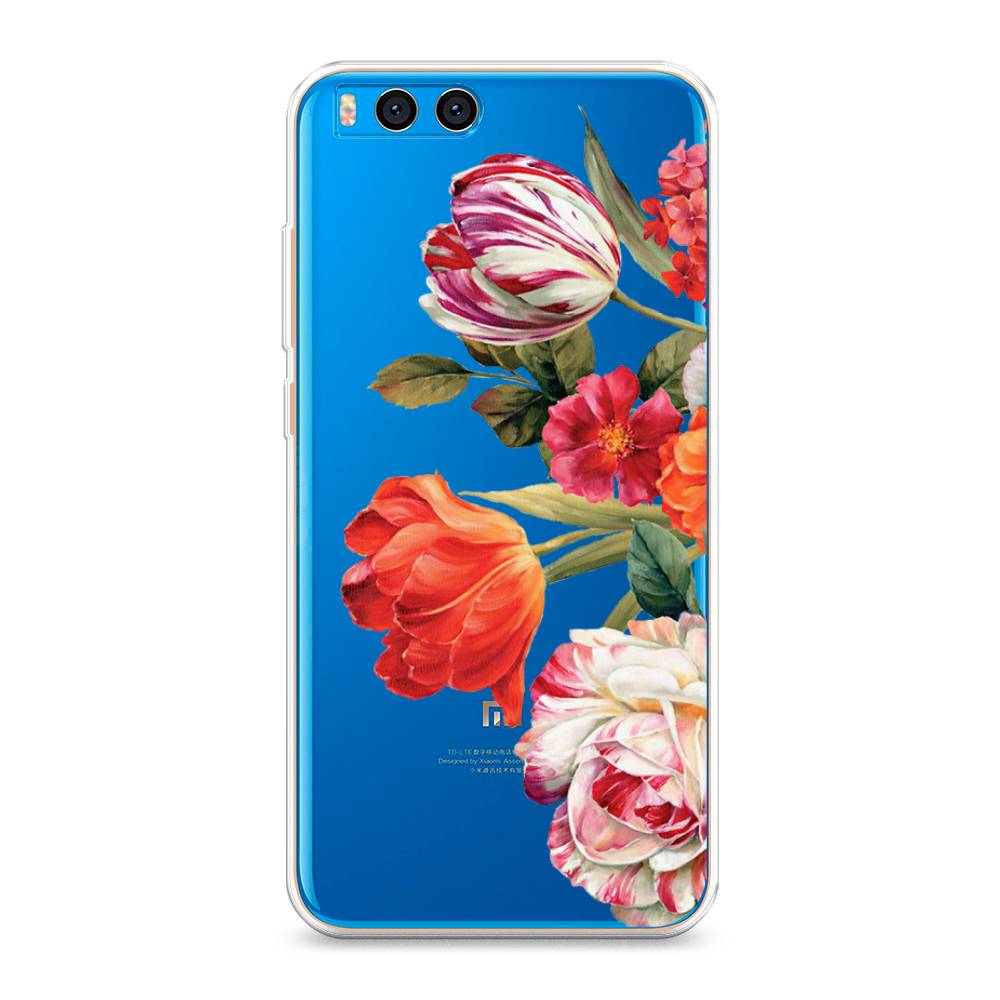 

Чехол Awog на Xiaomi Mi Note 3 "Весенний букет", Разноцветный, 32450-8