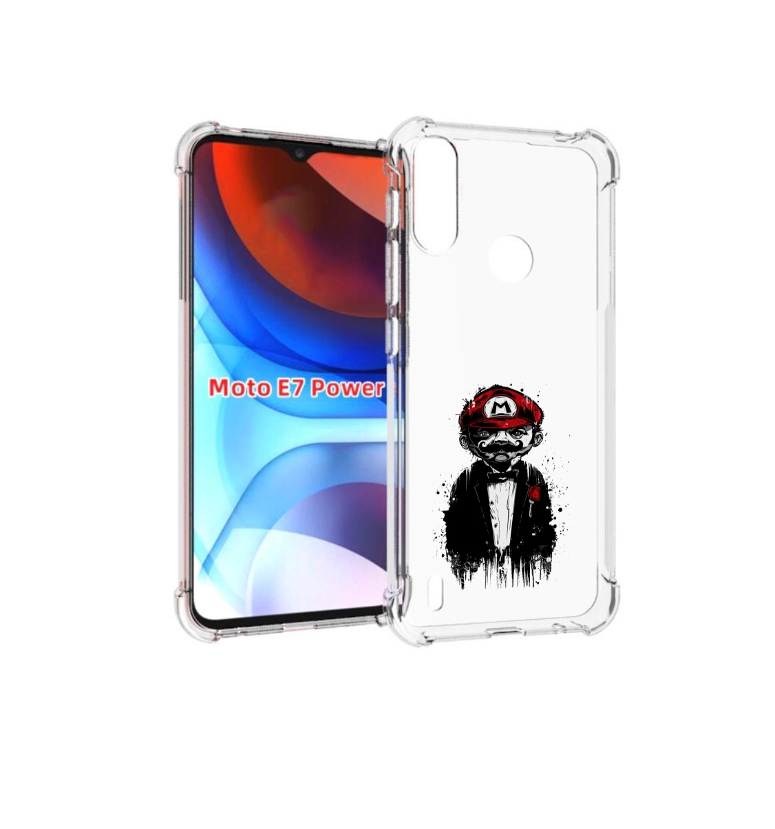 

Чехол MyPads марио для Motorola Moto E7 Power, Прозрачный, Tocco