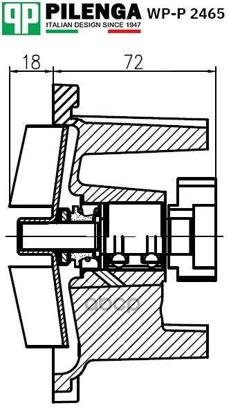 

Насос Охлаждения Двс Wp-P2465 PILENGA арт. WP-P2465