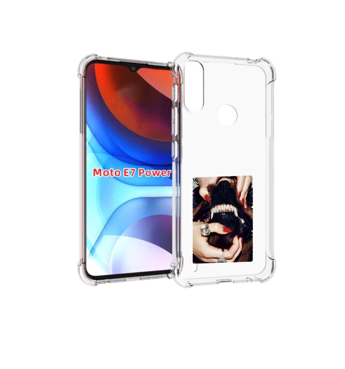 

Чехол MyPads маникюр для Motorola Moto E7 Power, Прозрачный, Tocco