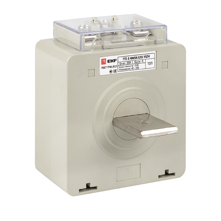фото Трансформатор тока тте-a-400/5а с клеммой напряжения класс точности 0,5s ekf proxima