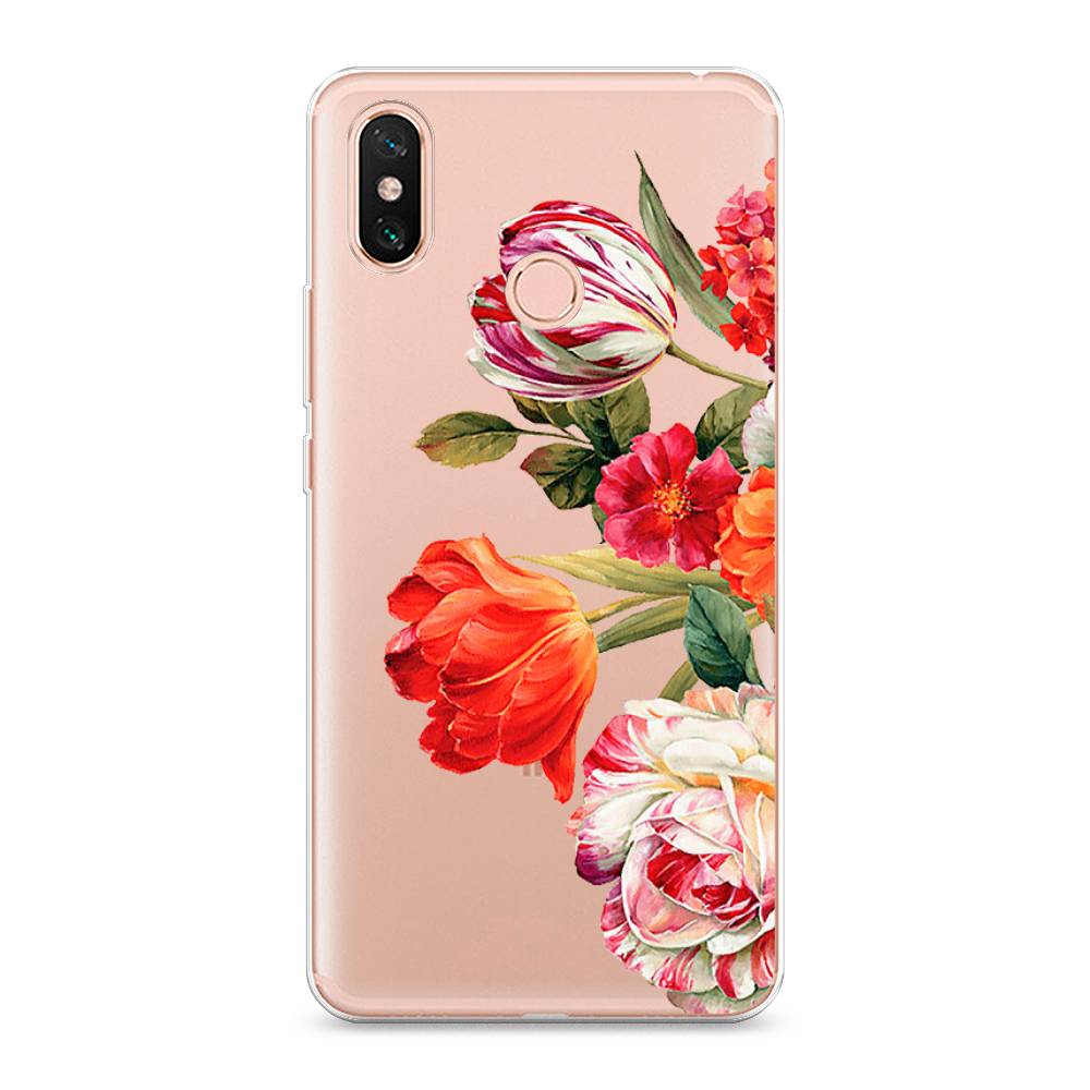 

Чехол Awog на Xiaomi Mi Max 3 "Весенний букет", Разноцветный, 34350-8