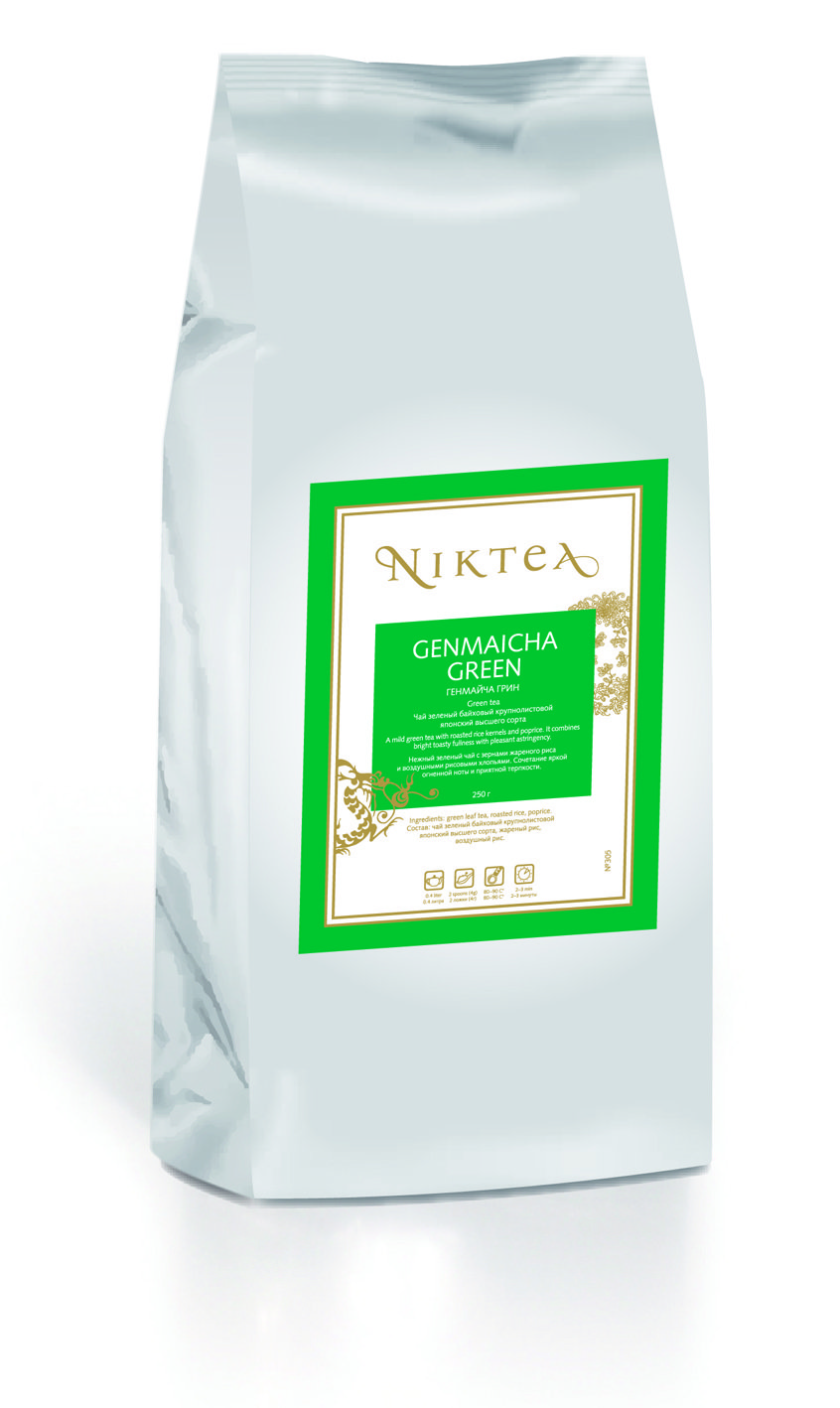 Зеленый чай NikTea Genmaicha Green, 250 г