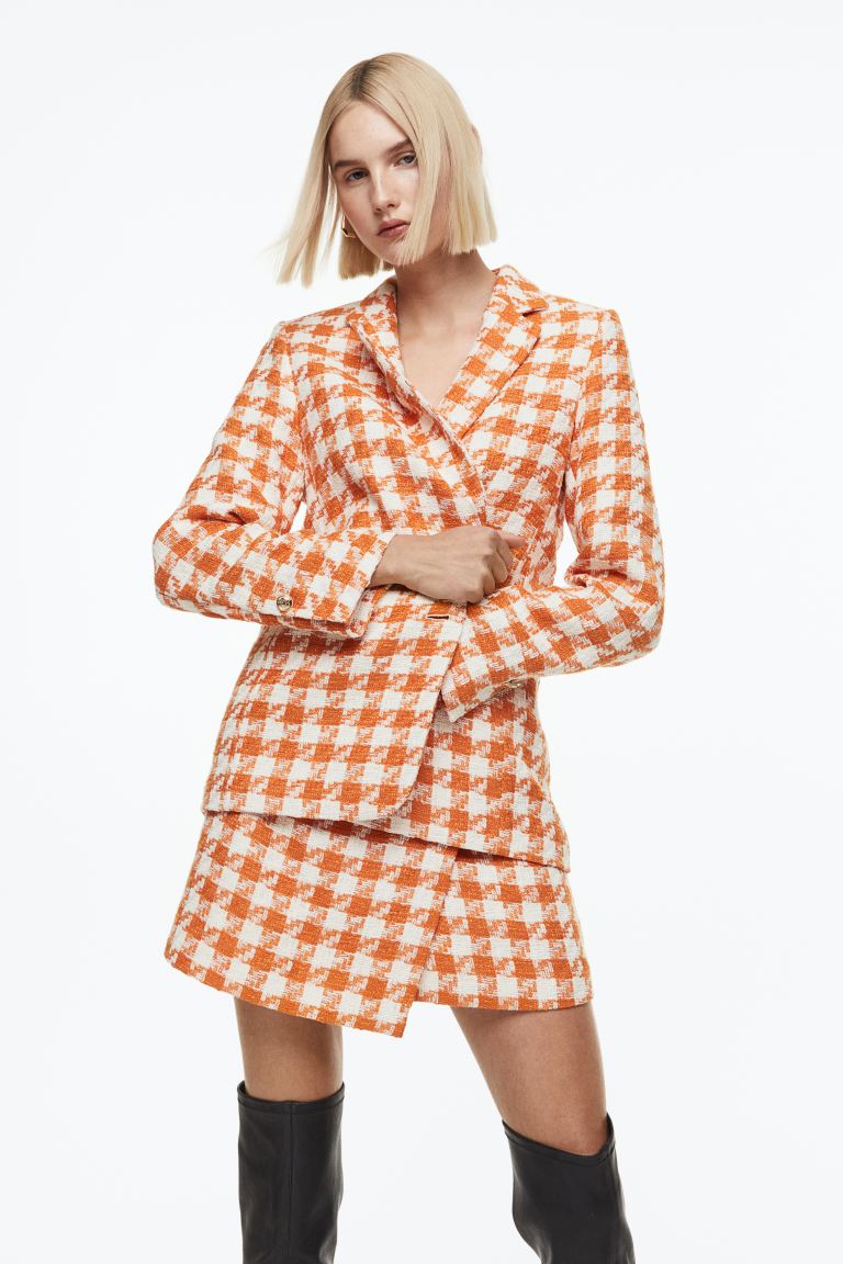 

Блейзер женский H&M 1155179002 оранжевый 2XL (доставка из-за рубежа), 1155179002