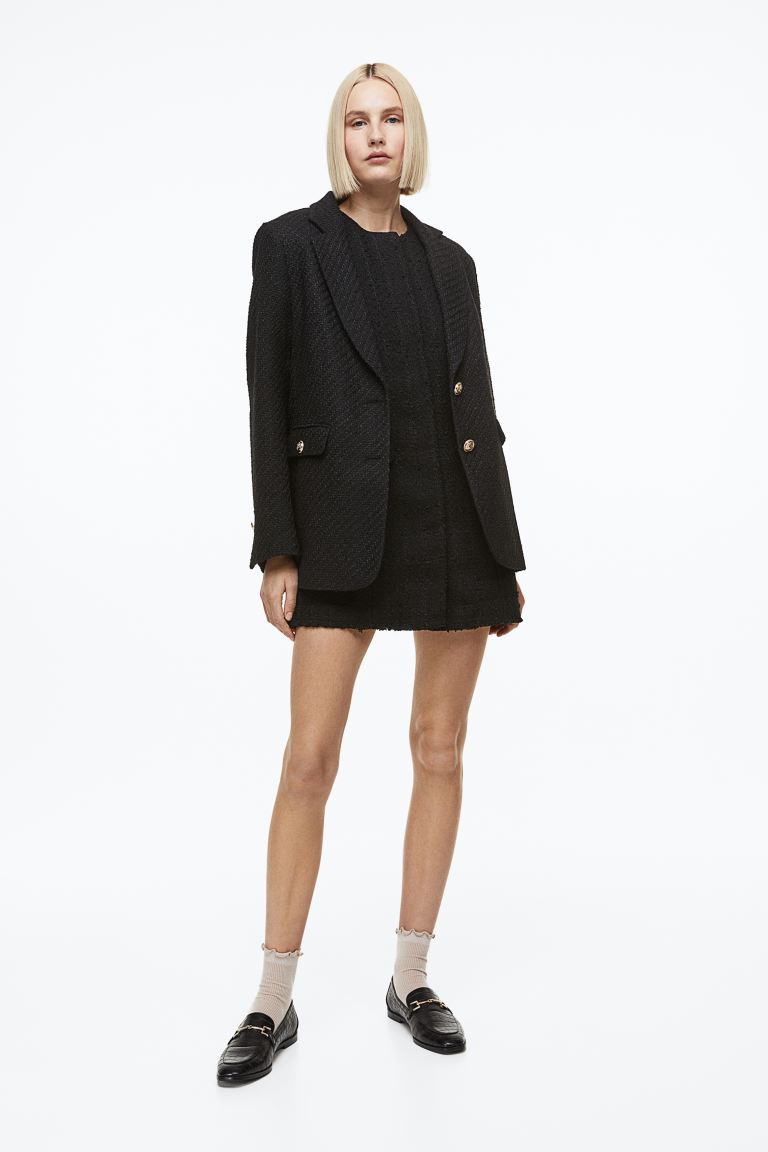 

Блейзер женский H&M 1155179001 черный XS (доставка из-за рубежа), 1155179001