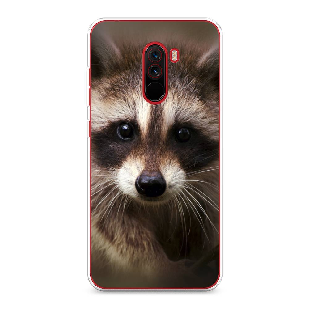 

Чехол Awog на Xiaomi Pocophone F1 "Енот", Разноцветный, 34450-1
