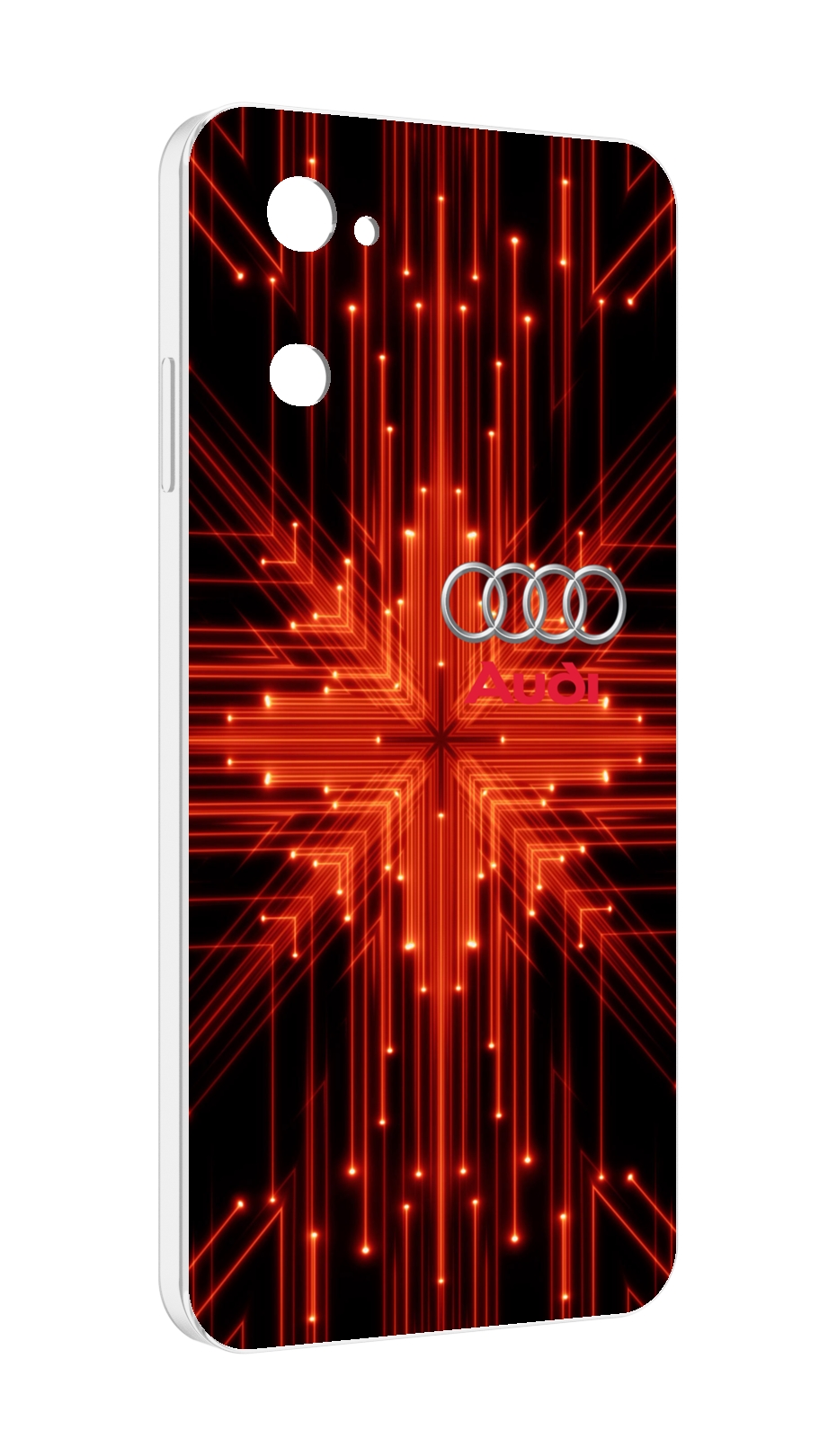 

Чехол MyPads Ауди-на-неоновом-фоне для UleFone Note 12 / Note 12P, Прозрачный, Tocco