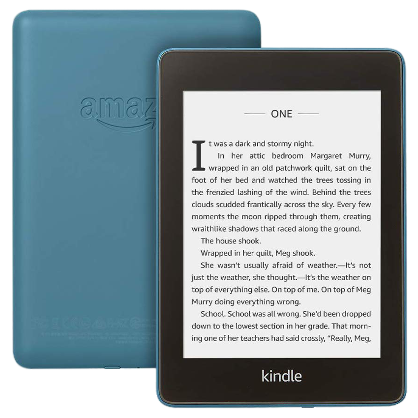 

Электронная книга Amazon Kindle PaperWhite 2018 8Gb Twilight Blue с обложкой Light Green, Синий