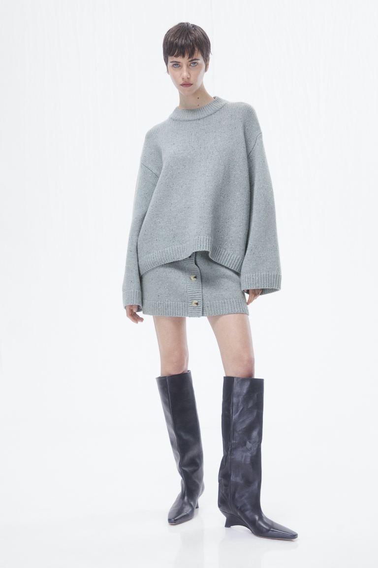 

Джемпер женский H&M 1155033001 серый XS (доставка из-за рубежа), 1155033001