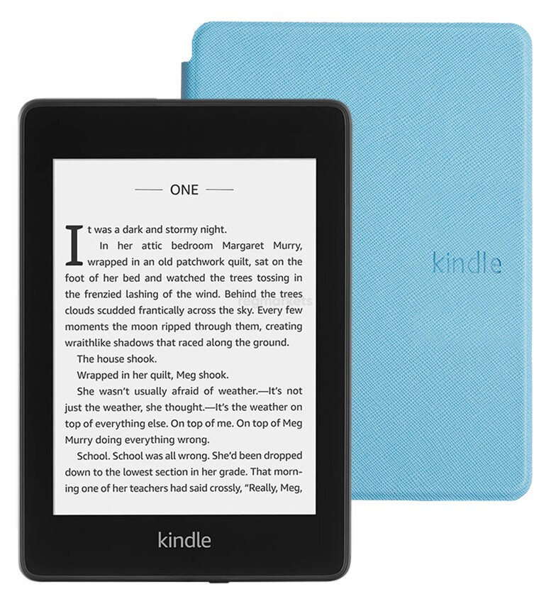 Электронная книга Amazon Kindle PaperWhite 2018 8Gb SO Twilight Blue с обложкой Light Blue