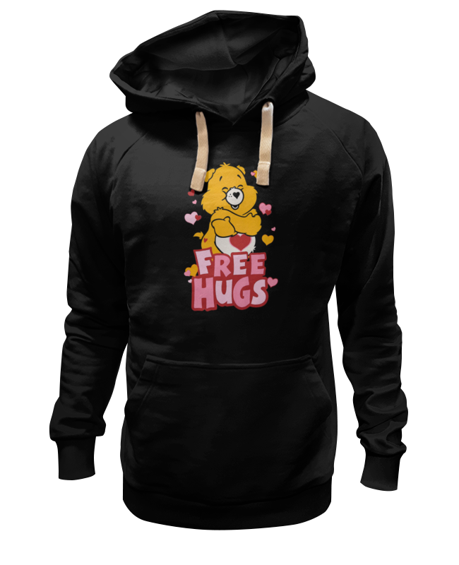 

Худи унисекс Printio Free hugs черное L, Черный, Free hugs