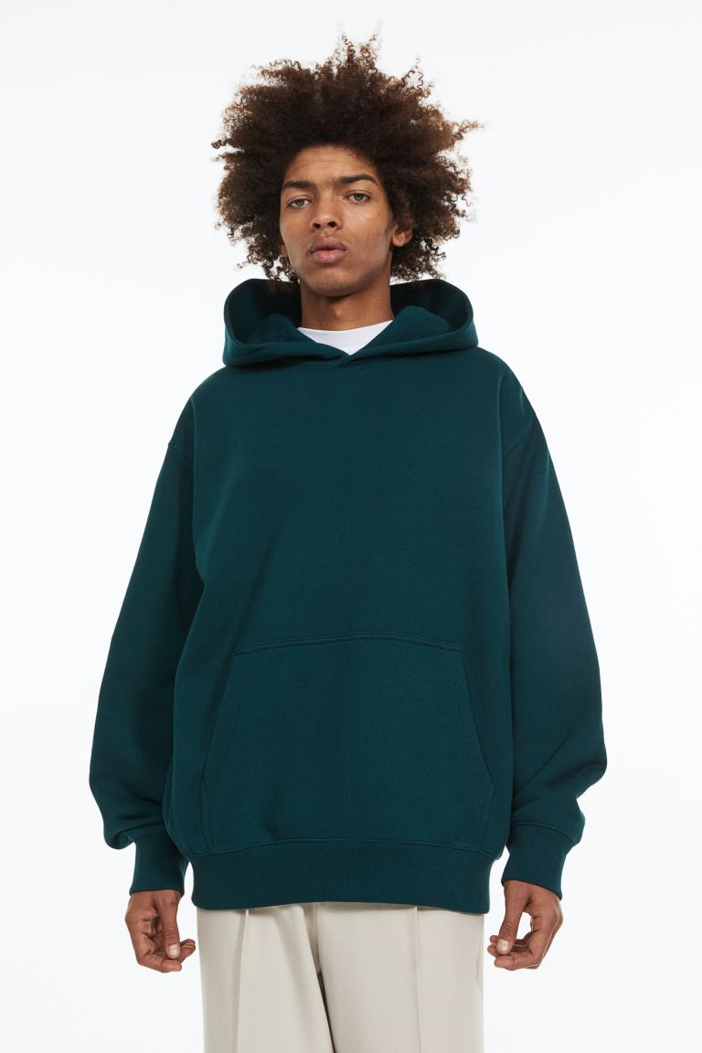 

Худи мужское H&M 1155015001 зеленое XS (доставка из-за рубежа), 1155015001