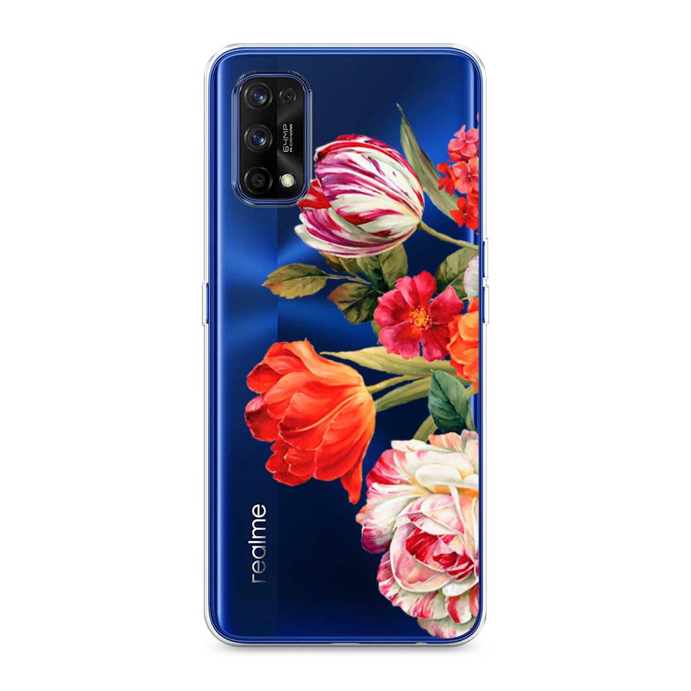 

Чехол Awog на Realme 7 Pro "Весенний букет", Разноцветный, 254050-8
