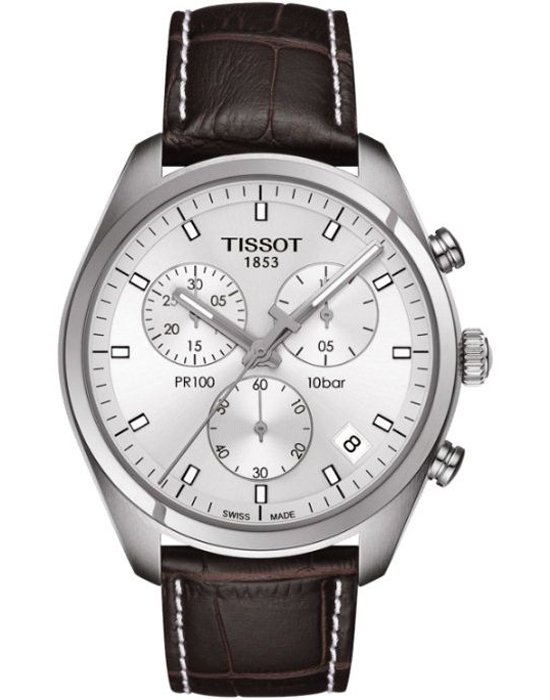 

Наручные часы мужские Tissot T1014171603100 коричневые, T1014171603100