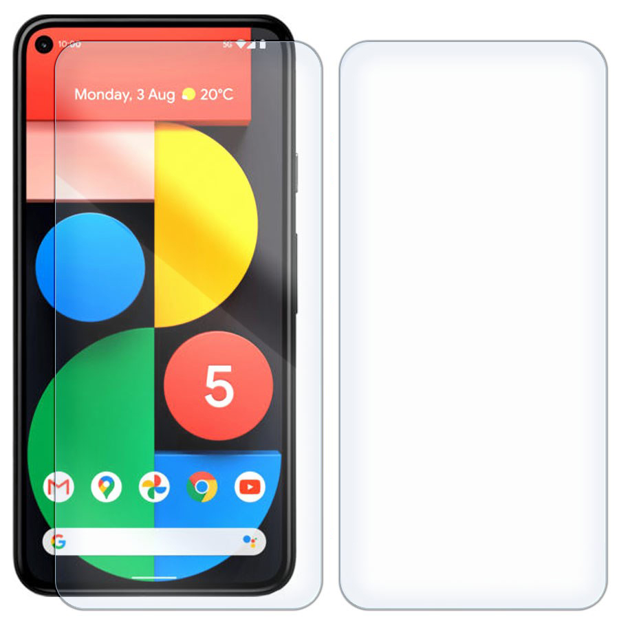 

Комплект из 2-x защитных гибридных стекол для Google Pixel 5
