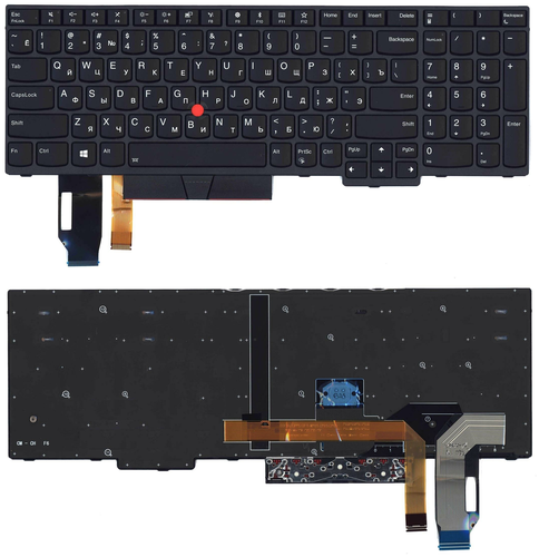 

Клавиатура для ноутбука Lenovo IBM Thinkpad E580 черная