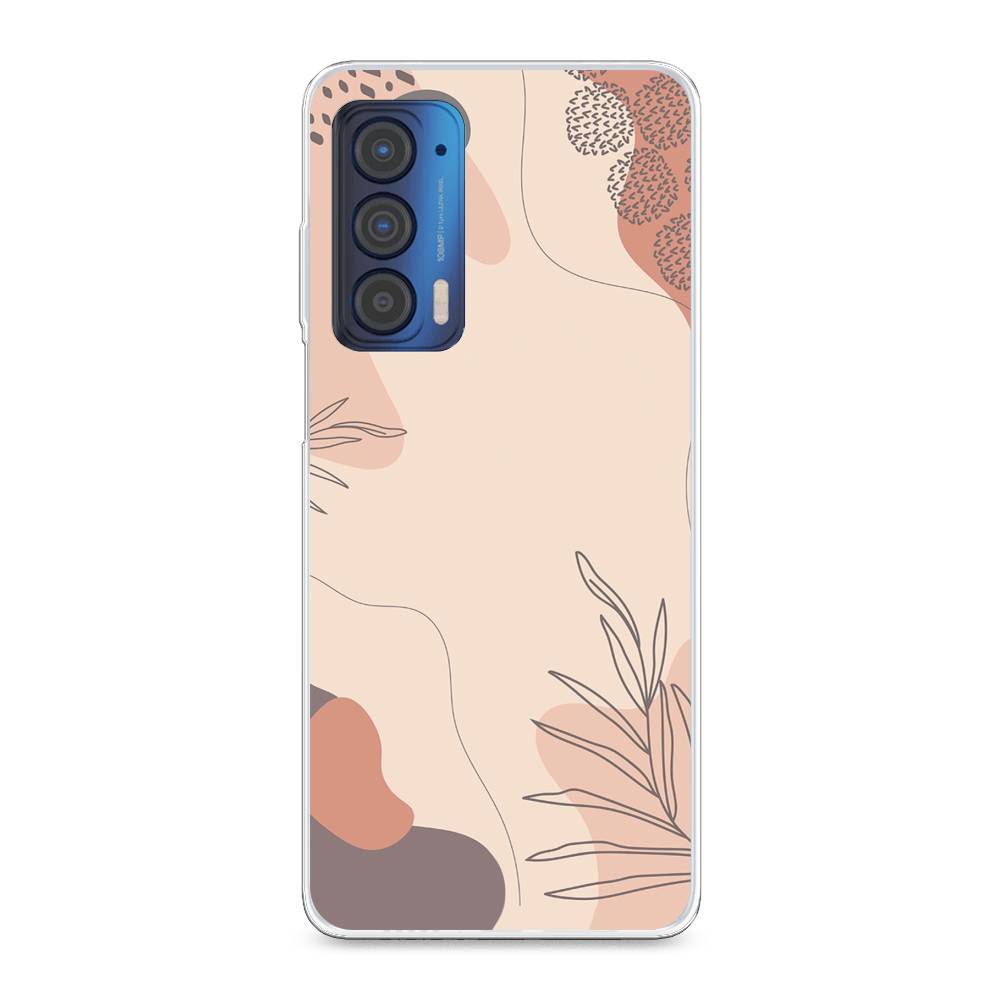 

Чехол для Motorola Edge (2021) "Нюдовые тона", Коричневый;серый, 242950-4