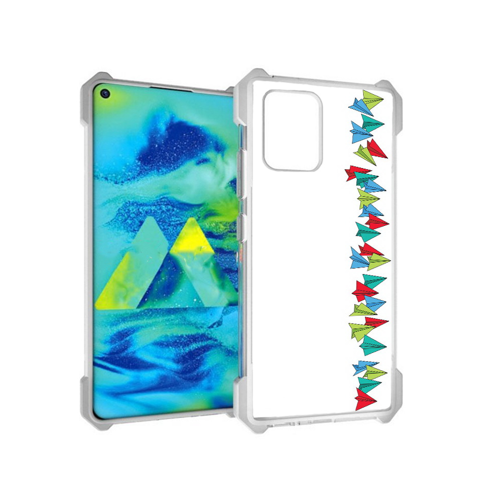 Чехол MyPads Tocco для Samsung Galaxy S10 Lite самолетики из листочков (PT143840.502.593)