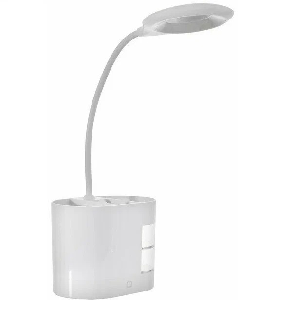 

Настольная лампа 16813/1 LED 5Вт USB белый 8х12х43 см