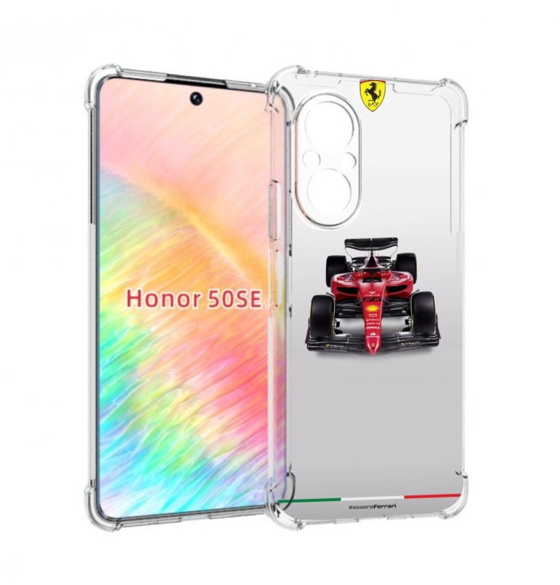 

Чехол бампер MyPads формула 1 феррари для Honor 50 SE противоуда, Прозрачный, Tocco