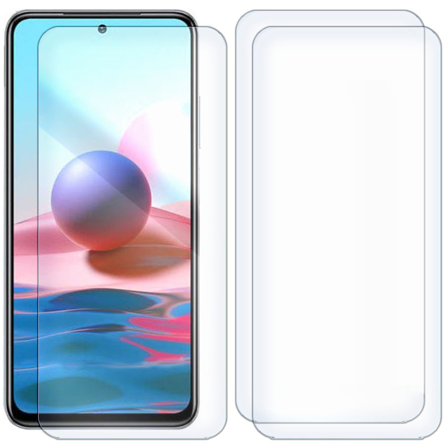 

Комплект из 3-x защитных гибридных стекол для Xiaomi Redmi Note 10 / 10s