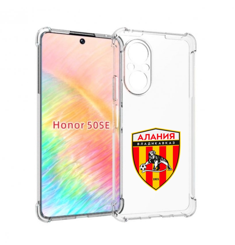 

Чехол бампер MyPads фк-алания-2 для Honor 50 SE противоударный, Прозрачный, Tocco