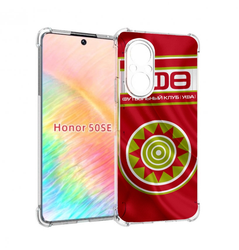 

Чехол бампер MyPads фк уфа для Honor 50 SE противоударный, Прозрачный, Tocco