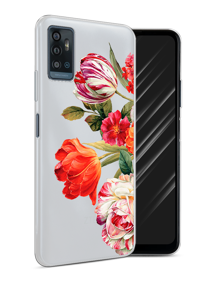 

Чехол Awog на ZTE Blade A71 / ЗТЕ Блэйд A71 "Весенний букет", Разноцветный, 134450-8