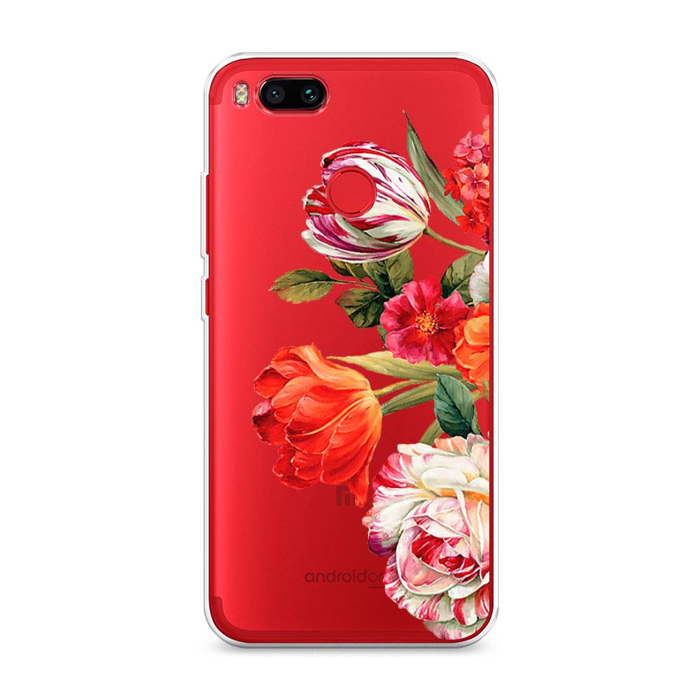 

Чехол Awog на Xiaomi Mi A1 "Весенний букет", Разноцветный, 32650-8