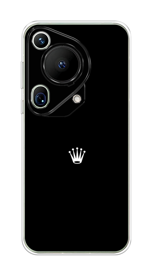 

Чехол Awog на Huawei Pura 70 Ultra "Белая корона на черном фоне", Черный, 6124550-1